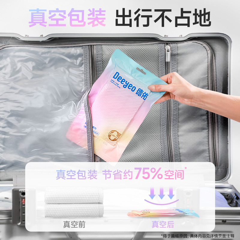 德佑一次性浴巾1*6包亲肤柔韧彩云款2001DYCT374R06高清大图