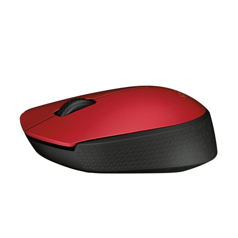 罗技(Logitech)M170 无线鼠标台式机电脑笔记本家用商务办公通用USB光电鼠标小巧时尚办公鼠标 红色+鼠标垫