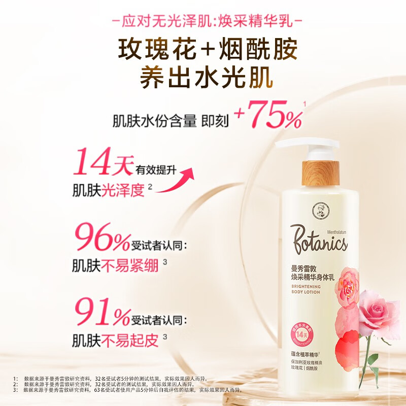 曼秀雷敦焕采精华身体乳250g