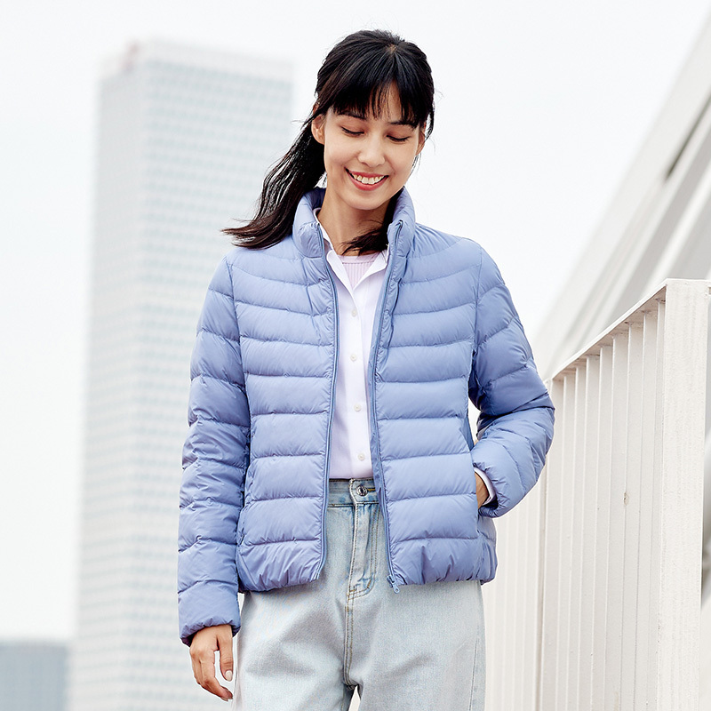 全新升级男女款轻羽绒坦博尔2021年新款纯色短款轻薄羽绒服休闲百搭外套
