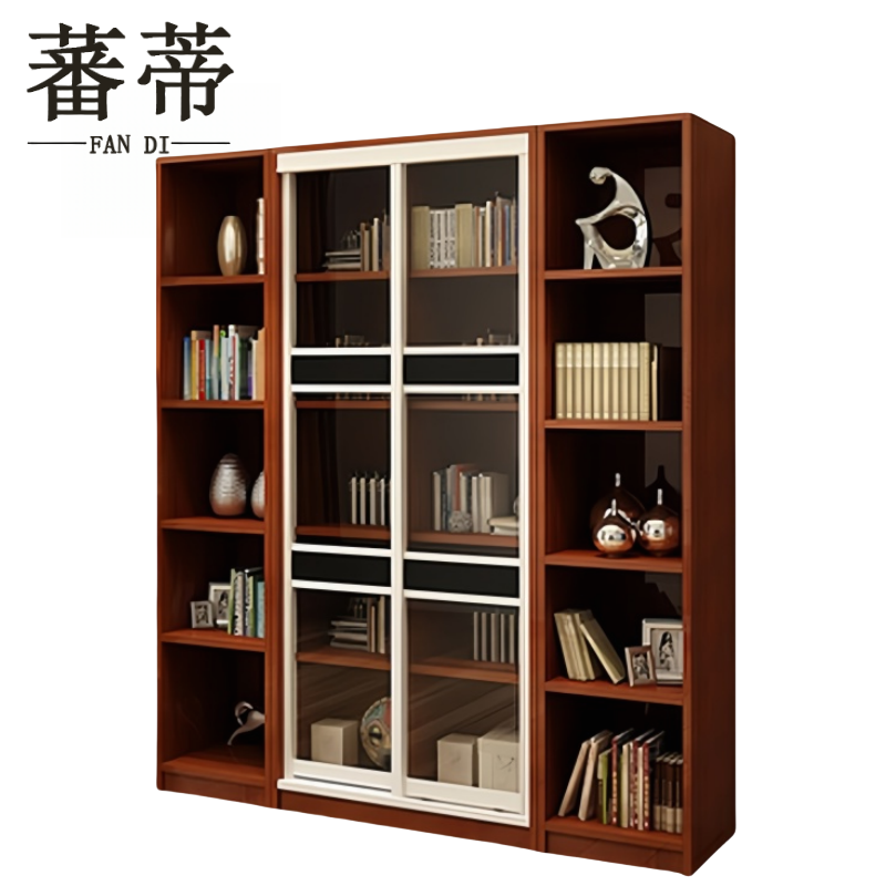蕃蒂书柜1.6米 套高清大图