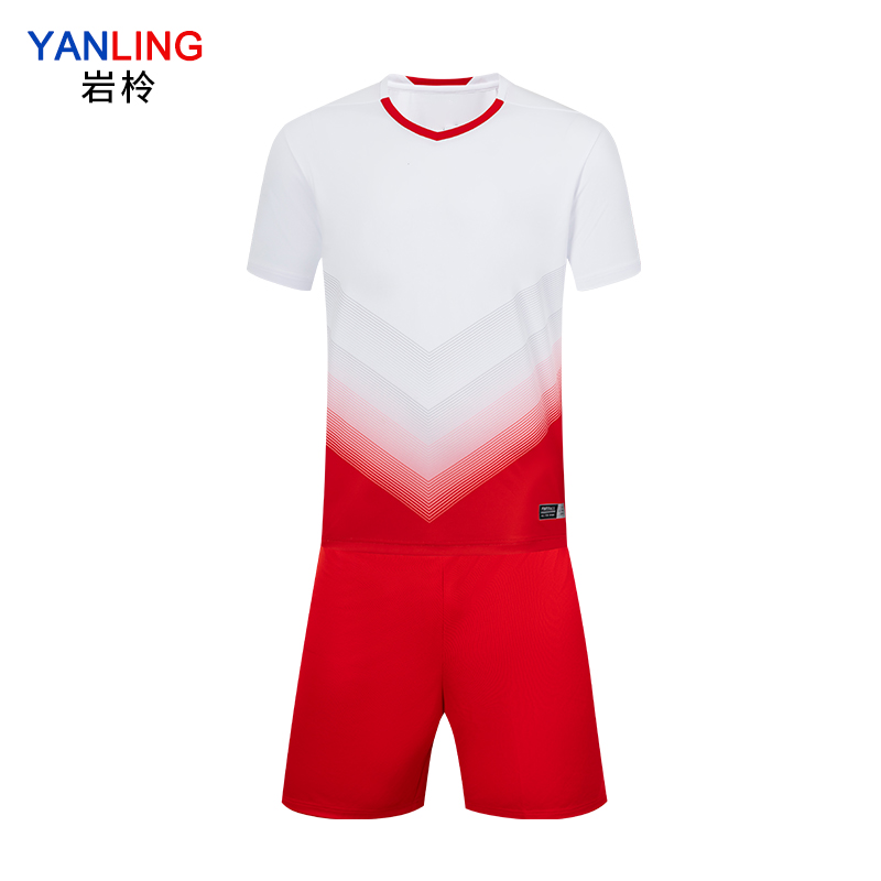 岩柃足球服ZQ24403 3XL 红白