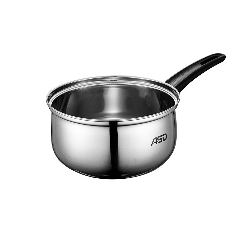 爱仕达(ASD) NS16Q1TG 奶锅 16cm 不锈钢煮汤锅一锅多用 明火电磁通用高清大图
