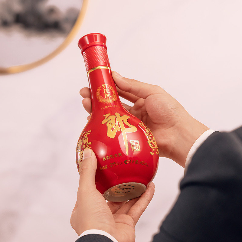 [郎酒旗舰店]郎 红花郎10 53度酱香型白酒500ml*6