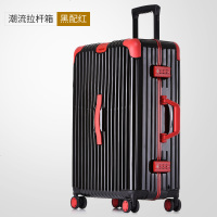 瑞士军刀SWISSGEAR新款纯PC拉杆箱万向轮男女行李箱镁铝合金包角旅行箱登机箱