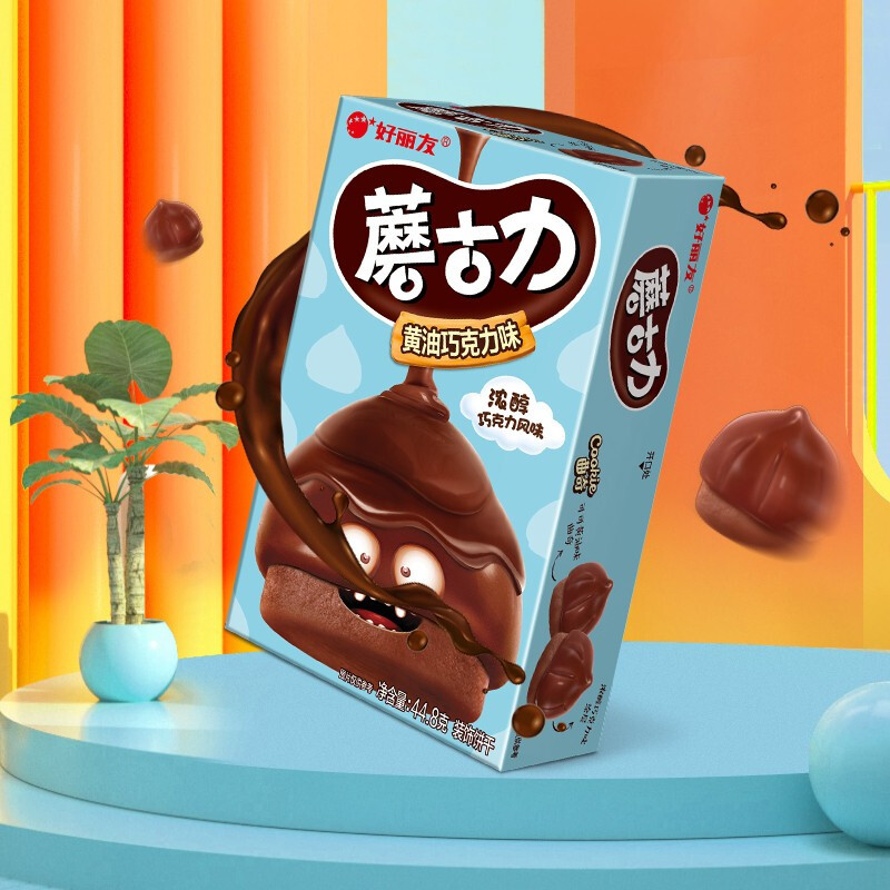 好丽友蘑古力曲奇448g