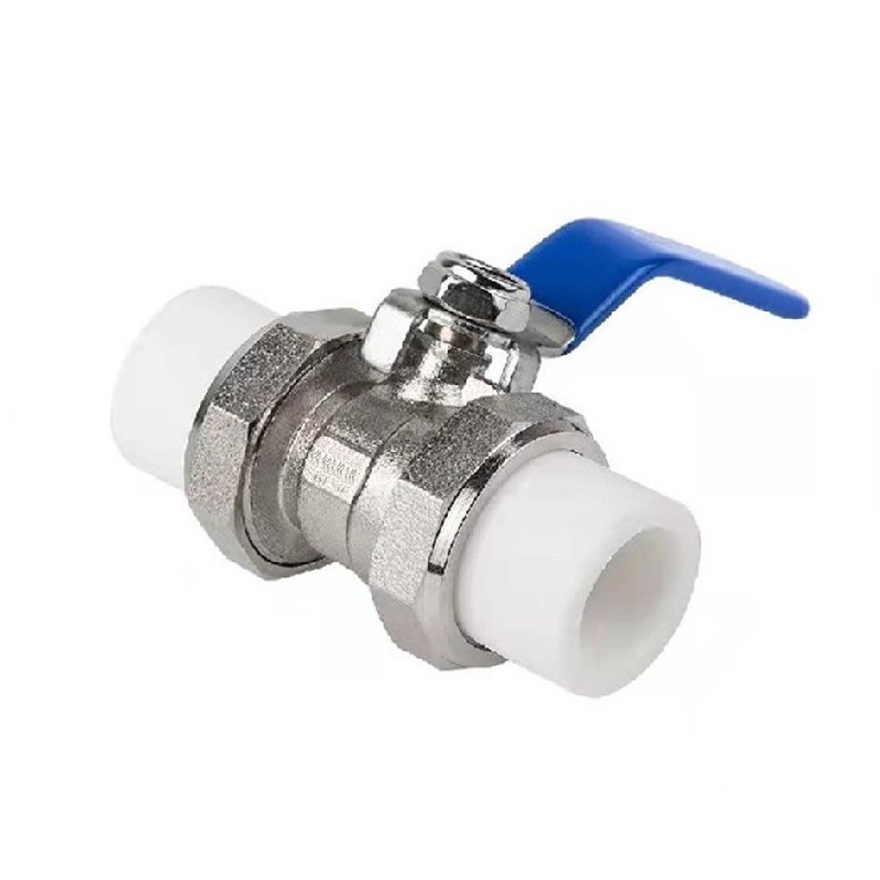 盛京联硕 PPR双活接球阀PPR25(6分) 个高清大图