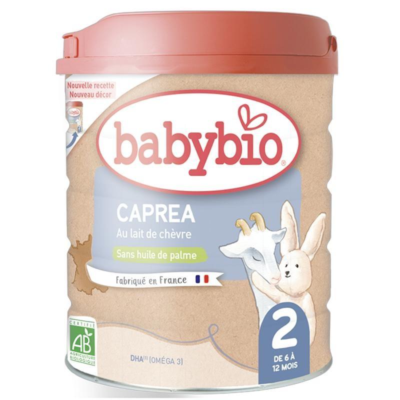 原装进口法国伴宝乐Babybio 2段婴幼儿羊奶粉(6-12个月)800g