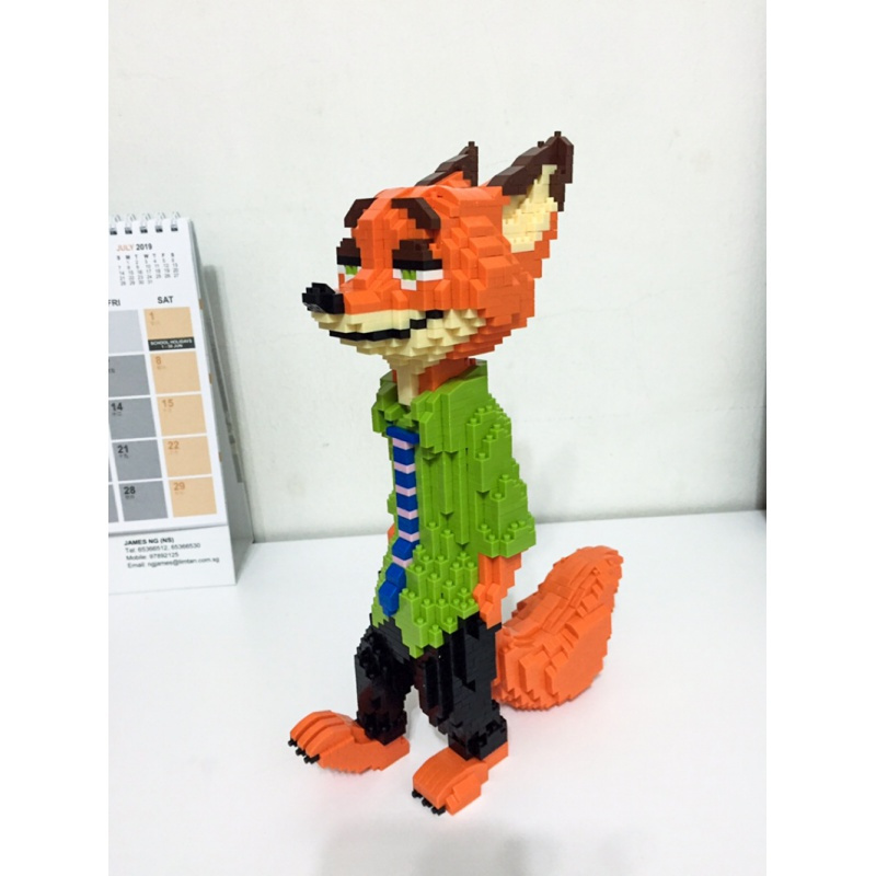 乐高狐狸尼克图纸