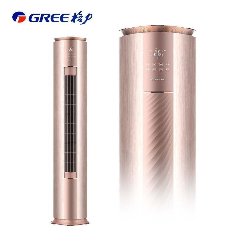 格力(GREE)空调KFR-72LW/NhDg1BG 云铂系列3匹变频新1级能效紫外线除菌自清洁 智能圆柱立柜式冷暖空调
