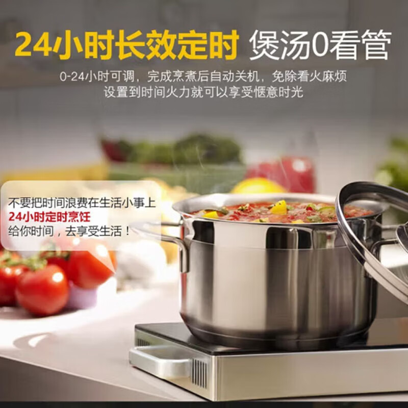 九阳(Joyoung)H22-H3-B1电陶炉家用多功能低辐射2200W大功率定时高清大图