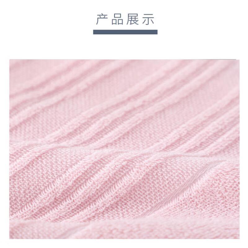 洁丽雅经典全棉优品-1面巾礼盒 1条装(单位:条)白,蓝,灰,粉色高清大图