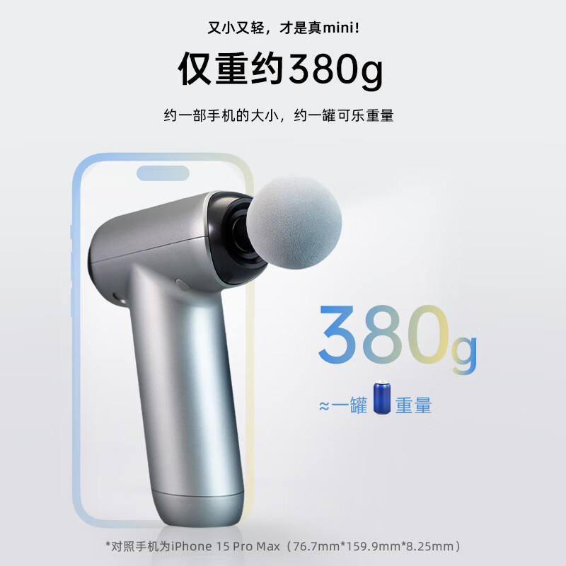 松下(Panasonic)筋膜枪 肌肉按摩器迷你颈膜仪专业级运动放松 送男女朋友生日礼物 [迷你专业款RAD22]高清大图