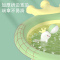 DuDi/青蛙嘟迪 婴儿可折叠卡通洗脸盆洗脚洗屁屁家用小盆子 绿色