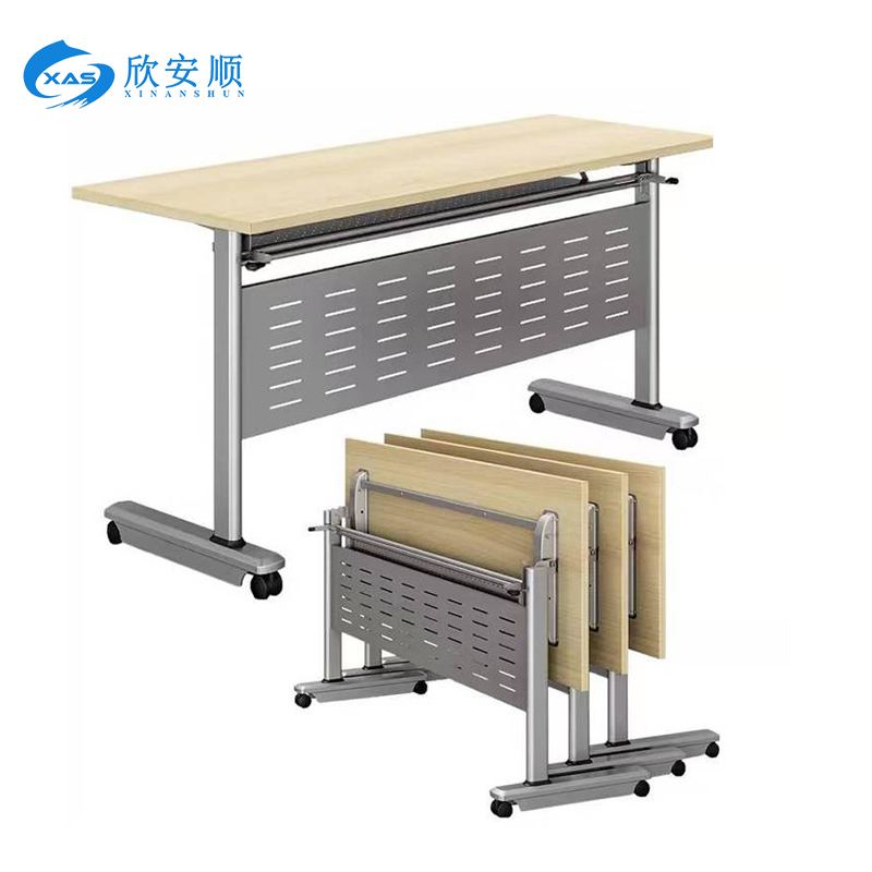 欣安顺 钢制折叠培训桌 1200*400*750mm 张高清大图