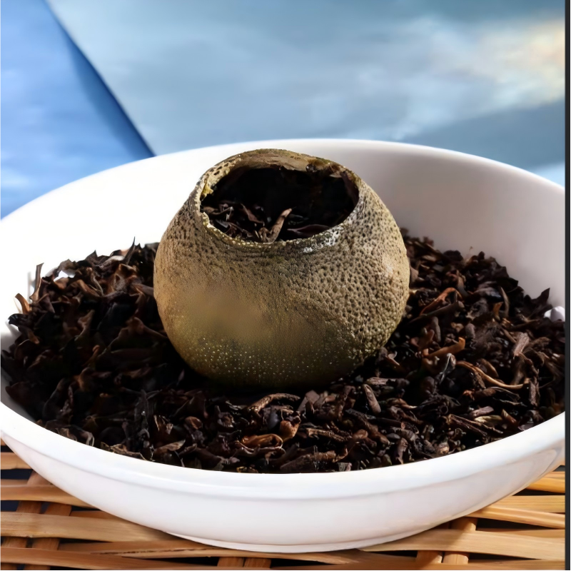 新宝堂 小青柑普茶蓝罐礼盒250克/盒高清大图