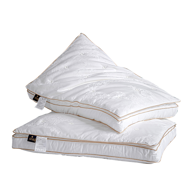 伊伊爱 全棉提花蚕丝纤柔枕