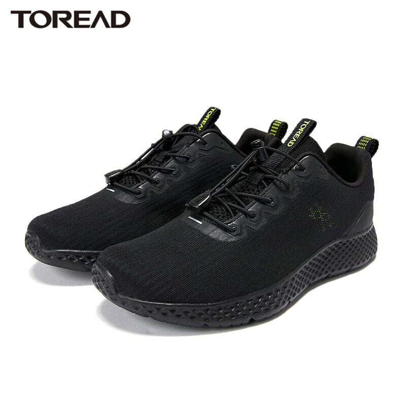 探路者休闲鞋男春夏季透气高弹耐磨男式健走鞋系带低帮轻便防滑软底