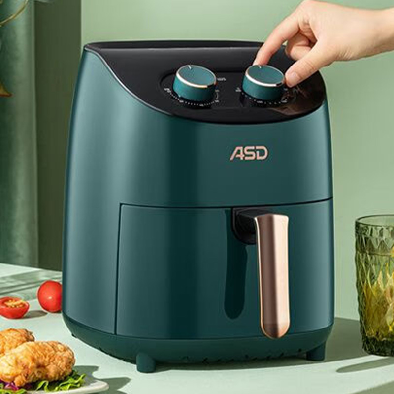 爱仕达空气炸锅3L大容量自动断电旋钮式无油煎炸锅AK-F30J701高清大图