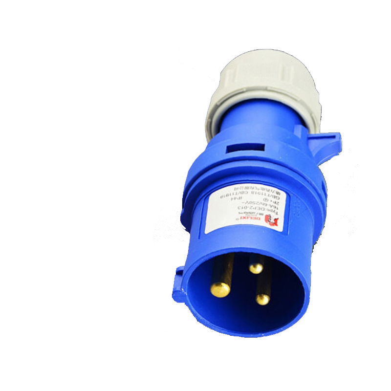 电气航空插头插座耦合器连接器 16A 3芯 250V工业插头
