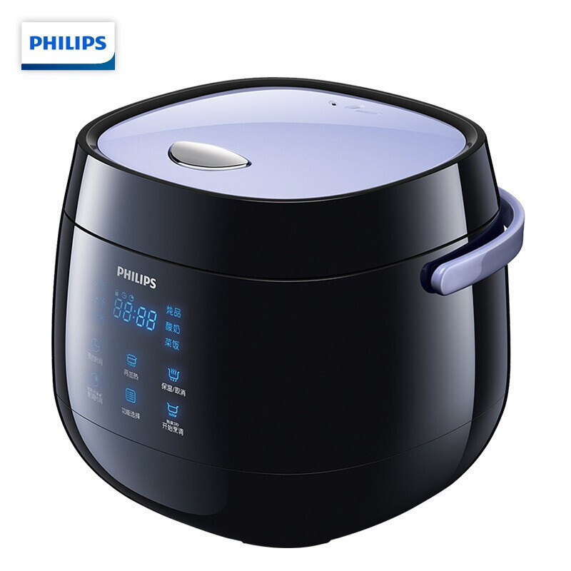 飞利浦(Philips)HD3060/00 电饭煲 家用迷你2L 小容量电饭锅 智能可预约1-2人煮饭锅 单台价格