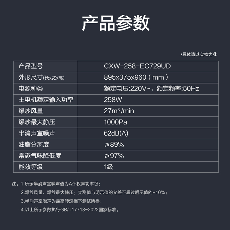 海尔(Haier)变频抽油烟机 27立方>31立方顶侧底三吸烟机 家用烟灶套装 烟机燃气灶套装组合厨房7字型 EC729高清大图