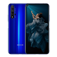 华为/荣耀(honor) 荣耀20 全网通版 8GB+256GB 幻影蓝 移动联通电信4G手机 4800万超广角AI四摄 3200W美颜自拍 麒麟980