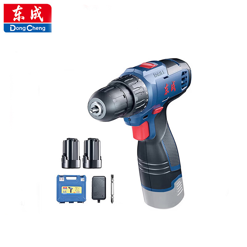 东成 手电钻充电式电动螺丝刀16V双电套装 WJZ1601S
