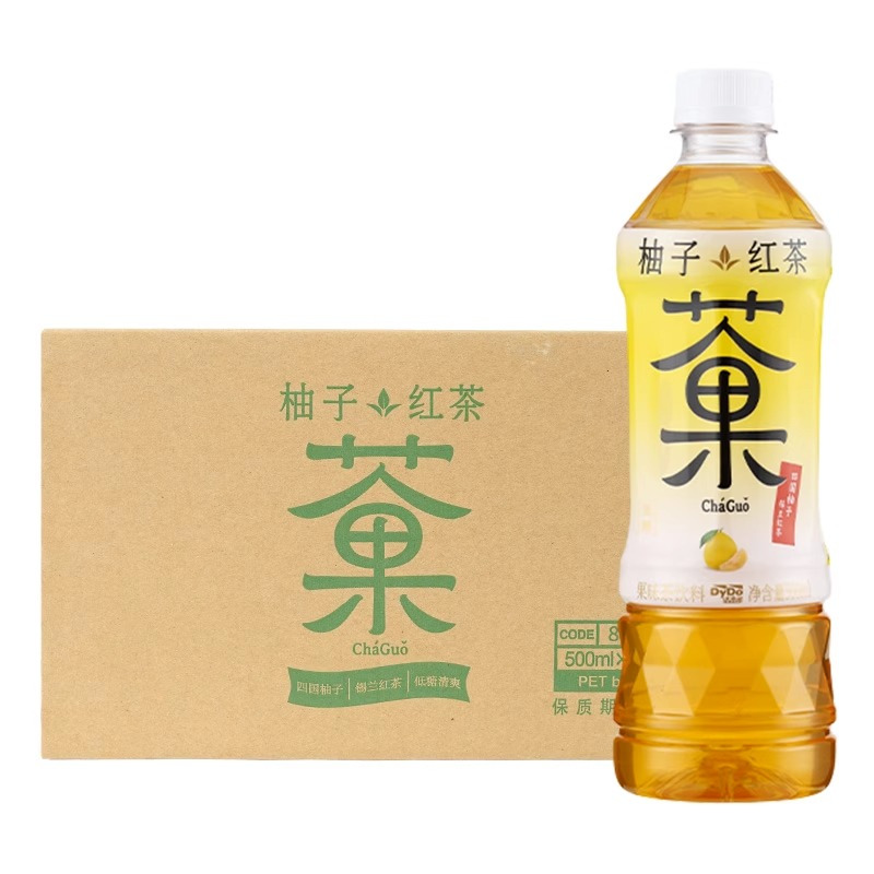 达亦多DyDo 柚子红茶 白桃茉莉 茶饮料500ml*10瓶