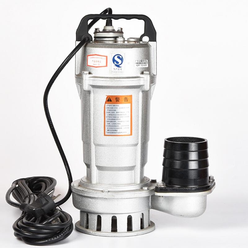 BONJEAN清水潜水泵220V家用抽水泵农用浇花淋菜灌溉喷淋排水泵 750W10米/15吨流量220V2.5寸高清大图