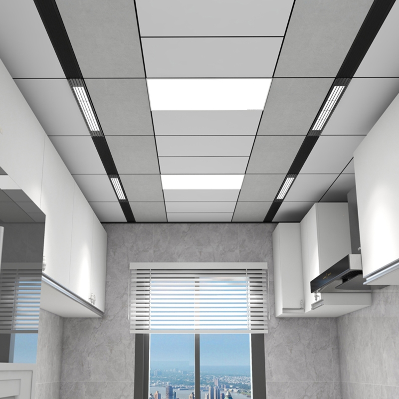 邦可臣集成吊顶铝扣板300*600厨房卫生间吕天花板厕所吊顶材料全套自