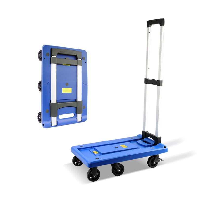 小推车手拉车折叠便携家用买菜车拖车小拉杆车手推车货搬运车三维工匠