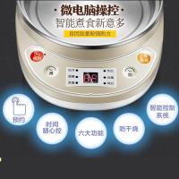 小熊（Bear）煮蛋器 家用早餐机双层蒸蛋器 自动断电微电脑式预约定时可煮14个蛋 ZDQ-C14A1