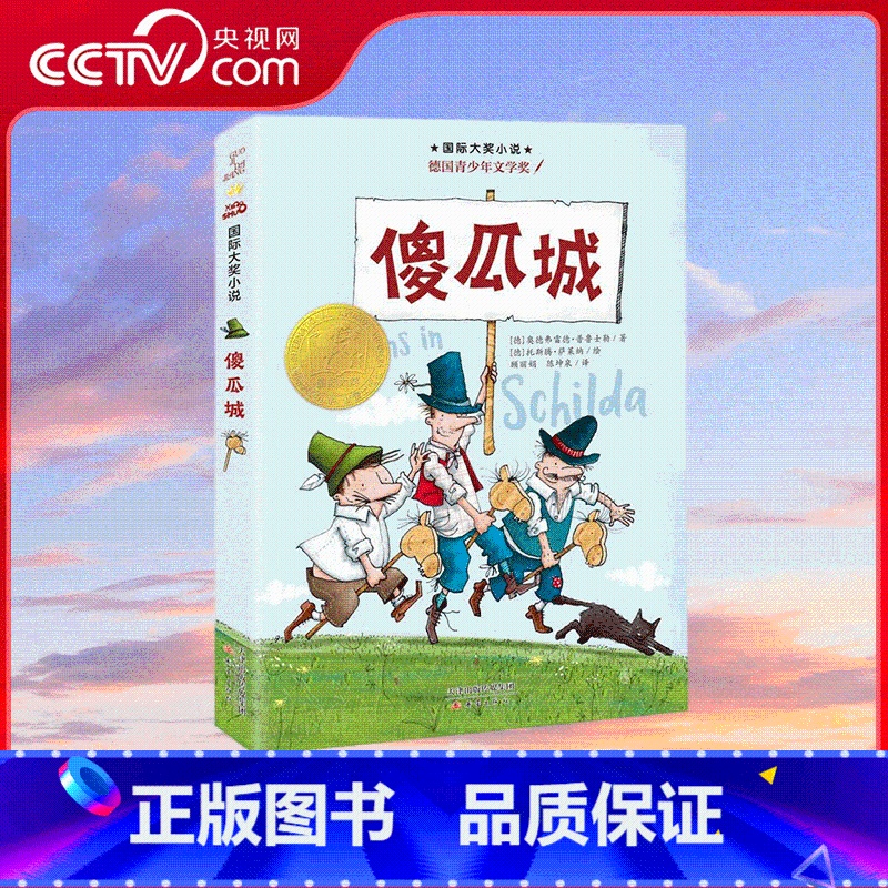 国际大奖小说傻瓜城 [正版]央视网国际大奖小说傻瓜城 一个会让你捧腹大笑的故事 新蕾出版社 XL
