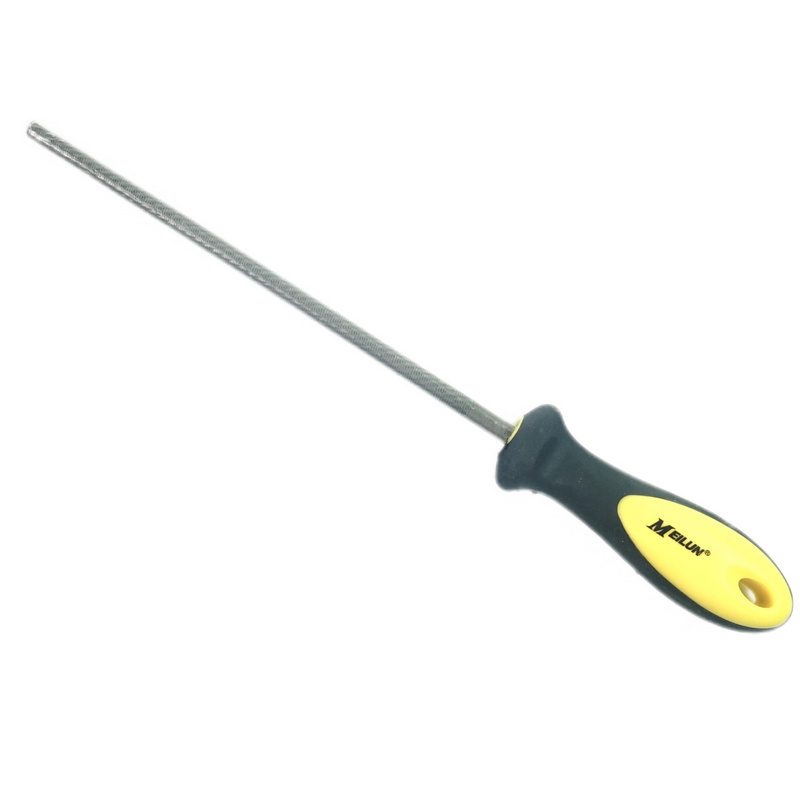 塑柄三角锉10“中齿高清大图