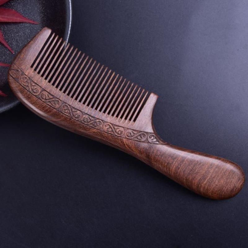 桃木檀木梳子长发卷发梳谭木匠梳子内扣梳子木梳防静电梳子子吉祥祥云