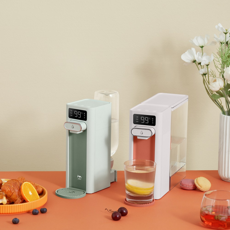 集米jmey即热式饮水机迷你便携冲泡茶吧机一键智能速热16段水温电热