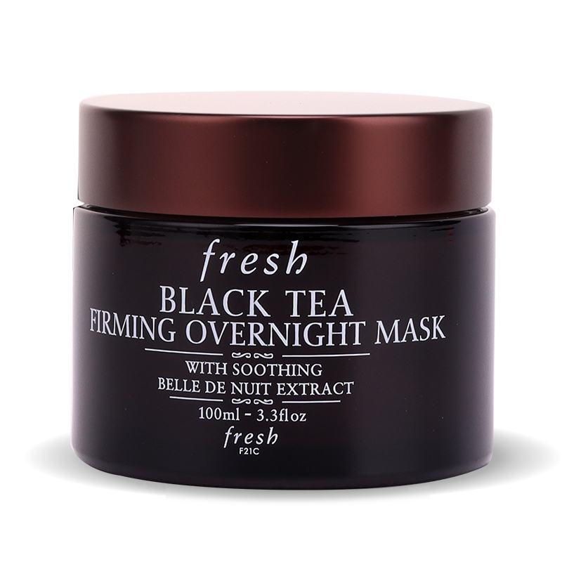 Fresh馥蕾诗 红茶黑茶紧致睡眠面膜100ml 黑罐 保湿补水免洗夜间修护紧致平滑 提亮肤色 (黑瓶免洗)