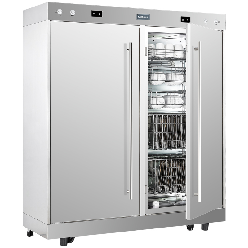 康宝XDR-770A1(B)商用消毒柜 770L大容量对开门酒店食堂厨房不锈钢红外线高温消毒柜