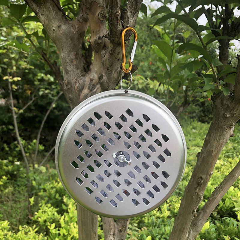 蚊香盒户外便携式带身上随身携带野外钓鱼外可悬挂蚊香盘托支架子 挂