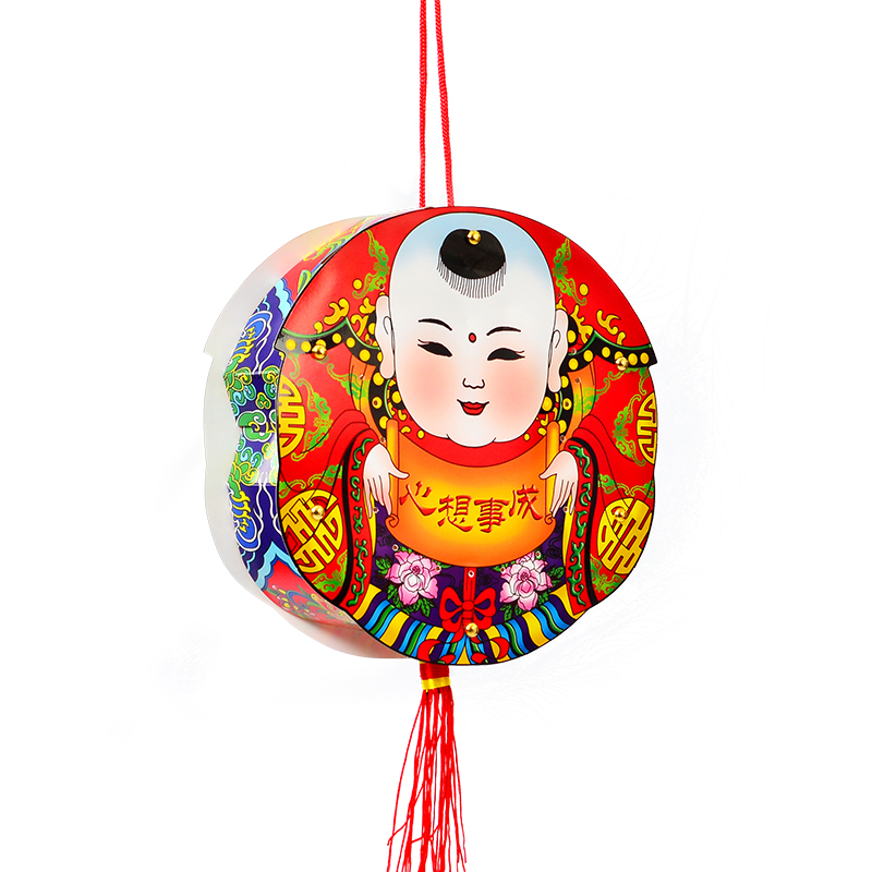 绿之源(GREEN SOURCE) DIY箱式灯笼 阿福灯(心想事成) Z-4017