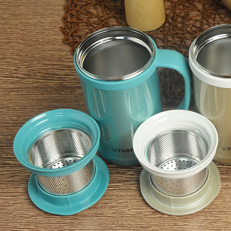虎牌(tiger)办公型保温杯真空商务水杯男女泡茶杯CWM-A050 500ml 304不锈钢商务办公型保温 绿色