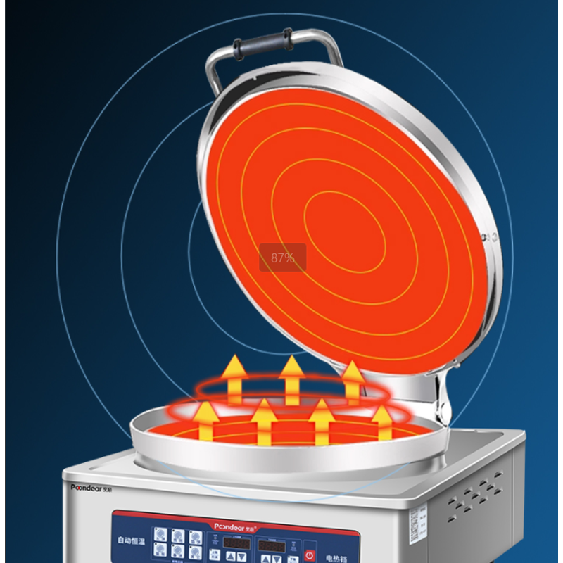 烹巅(Poondear)商用电饼铛 柜式 智能版 YXD60-A2 ZNG-T型(铁)高清大图