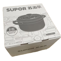 苏泊尔珐琅锅24cm铸铁锅3.5L汤锅炖锅酒红色ET24MF01-R
