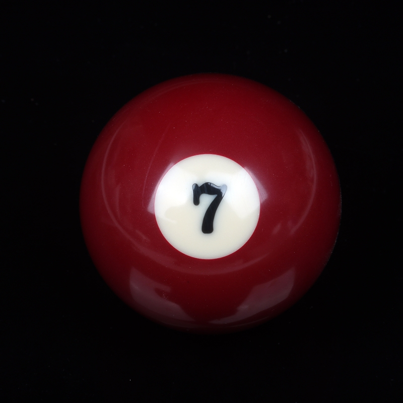 闪电客台球子单个散卖母球标准572mm美式黑八零球斯诺克桌球水晶球