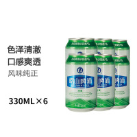 青岛清爽(TSINGTAO) 崂山啤酒(8度)330ml*6罐 组合装(新老包装交替发货)