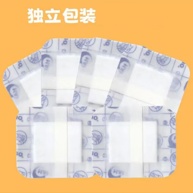 海氏海诺 6片装大号透明防水型创口贴婴儿宝宝洗澡游泳肚脐防护胶贴透气创可贴高清大图