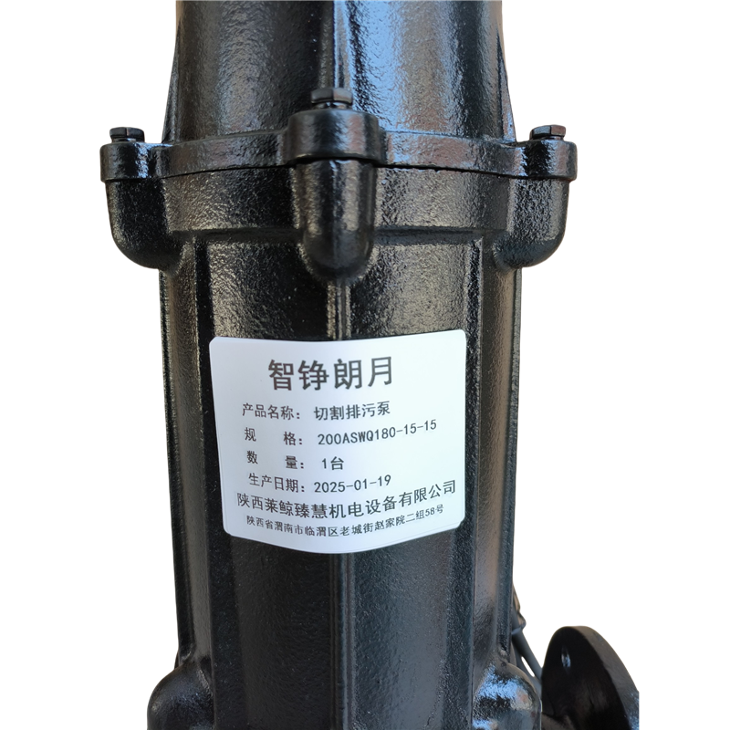 智铮朗月 切割排污泵 200ASWQ180-15-15 台高清大图