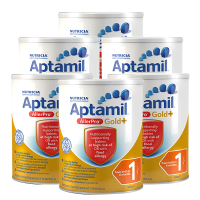 爱他美(Aptamil)深度水解抗过敏湿疹奶粉1段900g/罐 六罐装0-3月3-6月 特殊配方奶粉【澳大利亚空运直邮】