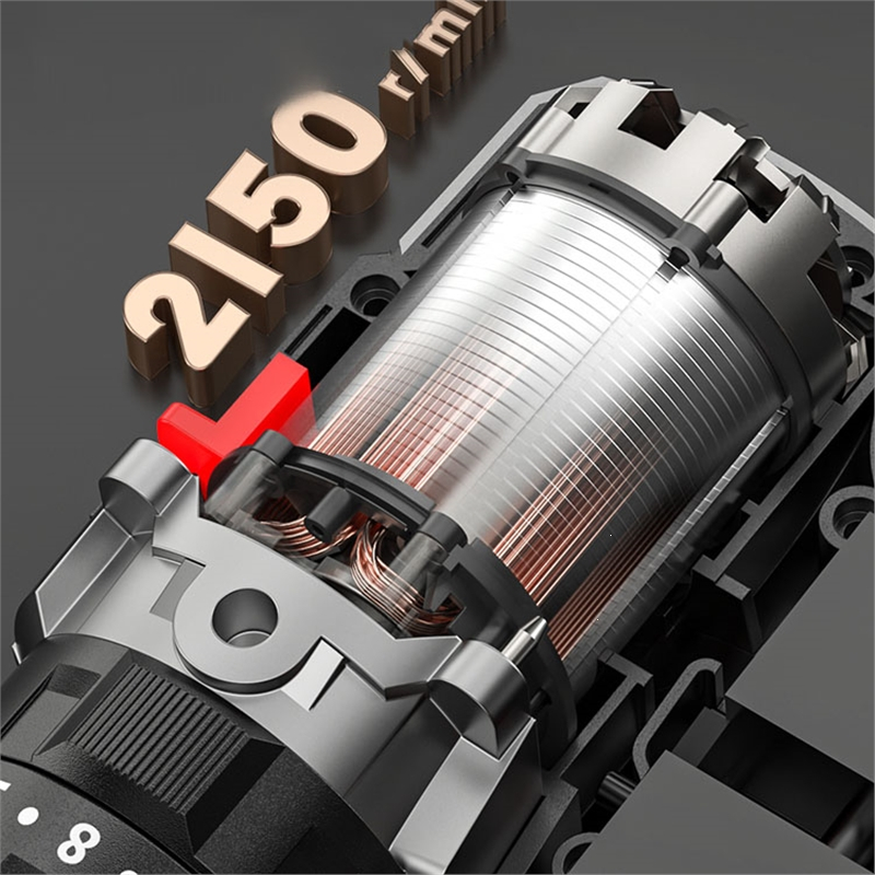 南威大功率无刷锂电钻冲击钻充电式手枪钻冰钻13mm手电钻电钻